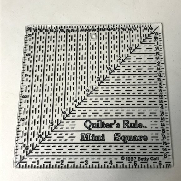 Quilter's Rule - Mini Square 6.5" x 6.5" - Picture 1 of 3